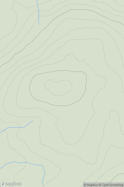 Thumbnail image for Cruach nam Fiadh [Knapdale and Kintyre] [NR821566] showing contour plot for surrounding peak